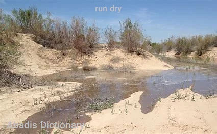 run dry